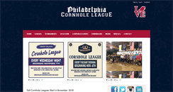 Desktop Screenshot of philadelphiacornholeleague.com